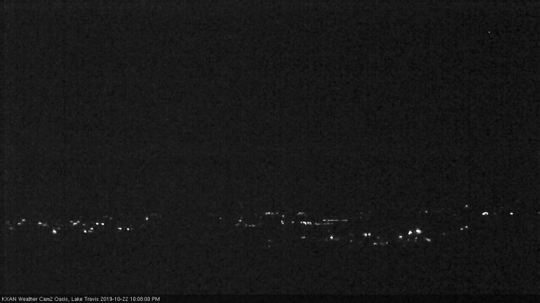 Lake Travis webcam, October 22, 2019 9:10 PM CT