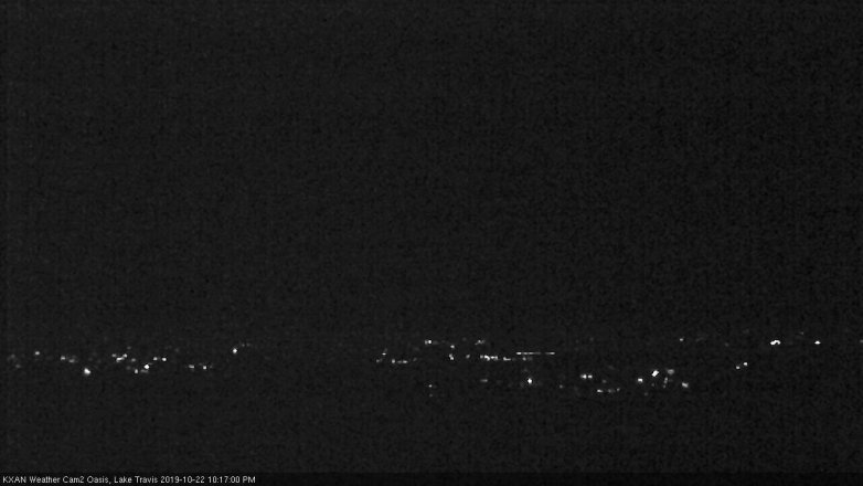 Lake Travis webcam, October 22, 2019 9:20 PM CT