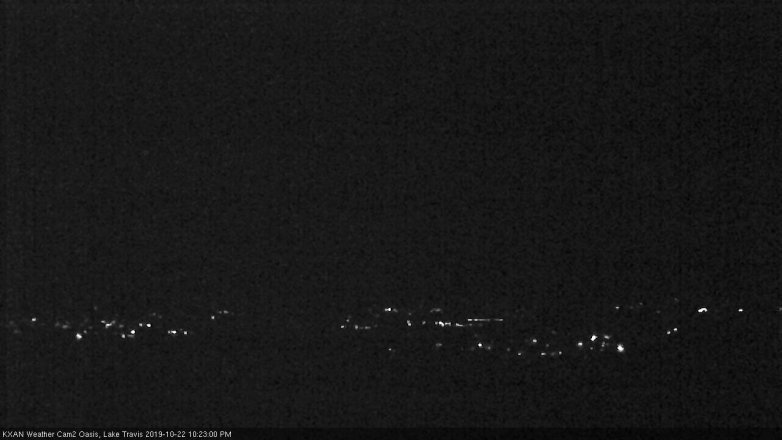 Lake Travis webcam, October 22, 2019 9:25 PM CT