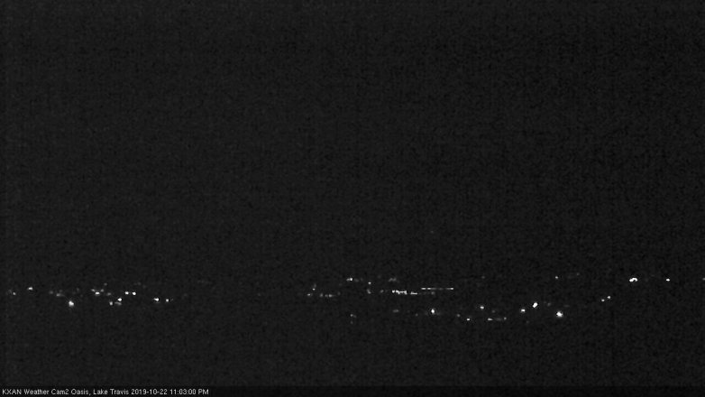 Lake Travis webcam, October 22, 2019 10:05 PM CT