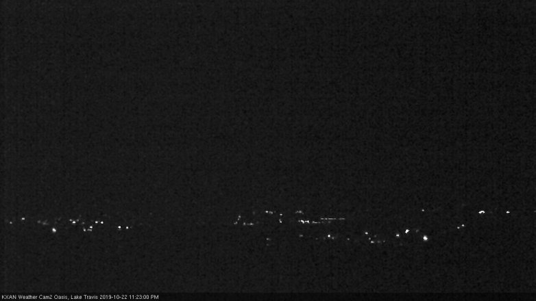 Lake Travis webcam, October 22, 2019 10:25 PM CT