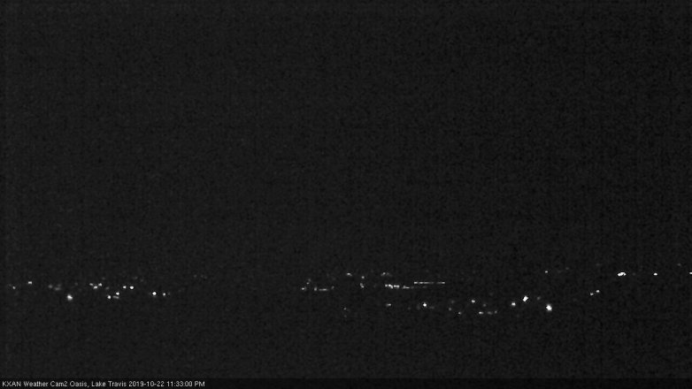 Lake Travis webcam, October 22, 2019 10:35 PM CT