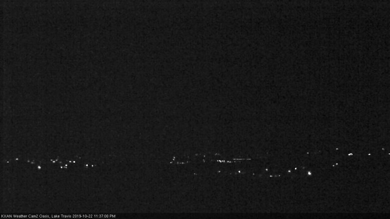 Lake Travis webcam, October 22, 2019 10:40 PM CT