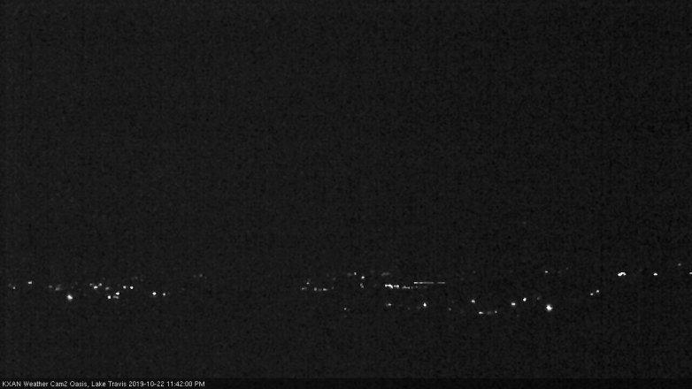 Lake Travis webcam, October 22, 2019 10:45 PM CT