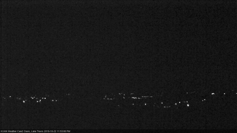 Lake Travis webcam, October 22, 2019 10:55 PM CT