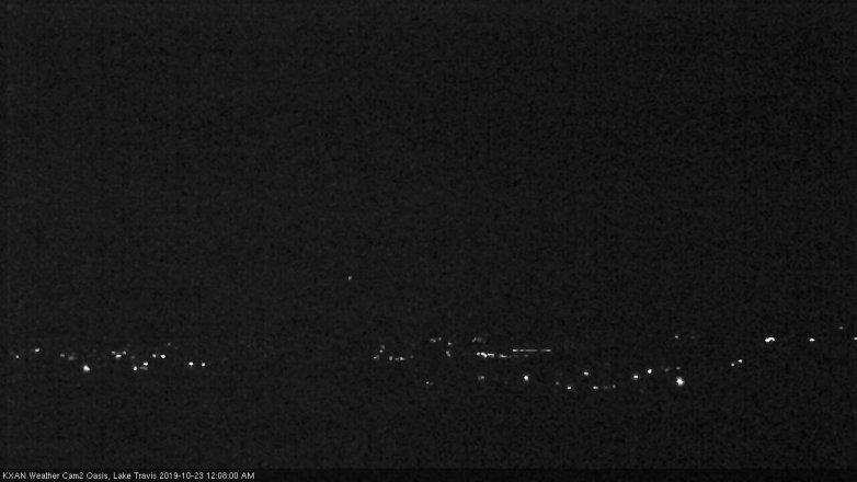 Lake Travis webcam, October 22, 2019 11:10 PM CT