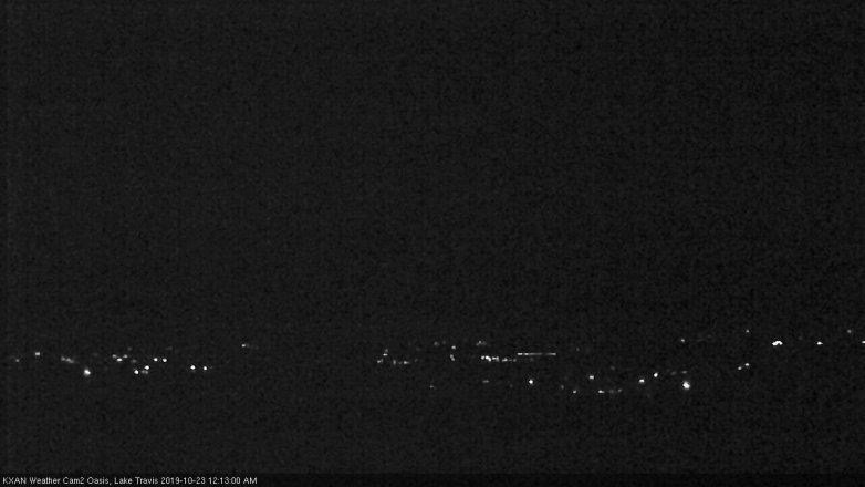 Lake Travis webcam, October 22, 2019 11:15 PM CT