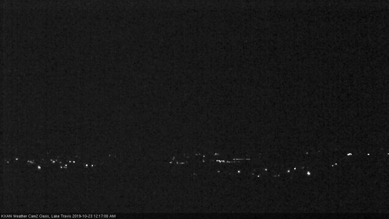 Lake Travis webcam, October 22, 2019 11:20 PM CT