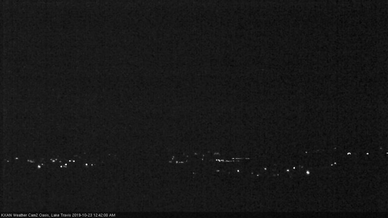 Lake Travis webcam, October 22, 2019 11:45 PM CT