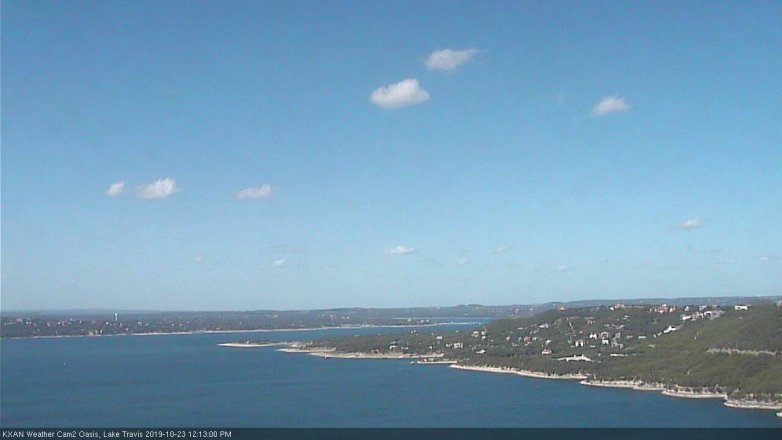 Lake Travis webcam, October 23, 2019 11:15 AM CT