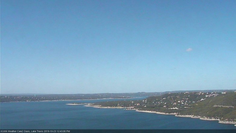 Lake Travis webcam, October 23, 2019 11:45 AM CT