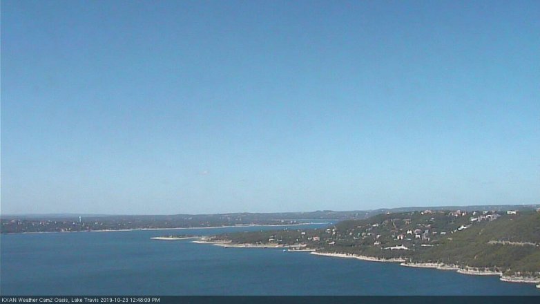 Lake Travis webcam, October 23, 2019 11:50 AM CT