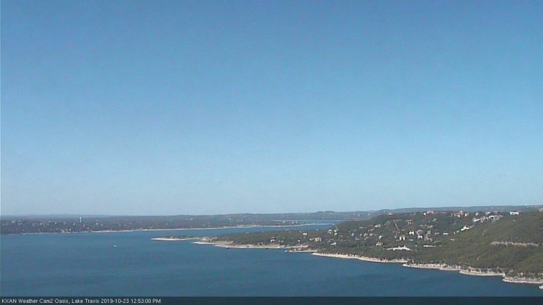 Lake Travis webcam, October 23, 2019 11:55 AM CT