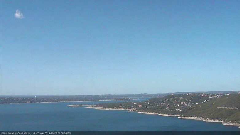 Lake Travis webcam, October 23, 2019 12:10 PM CT