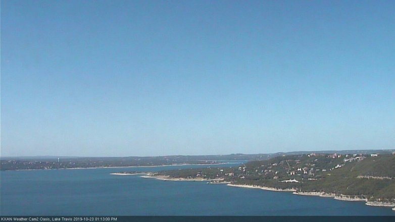 Lake Travis webcam, October 23, 2019 12:15 PM CT