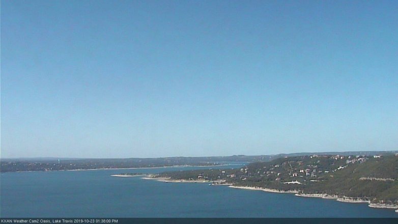 Lake Travis webcam, October 23, 2019 12:40 PM CT