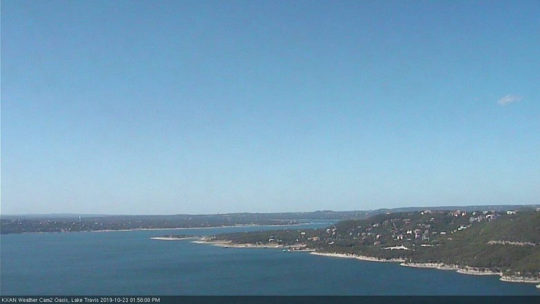 Lake Travis webcam, October 23, 2019 1:00 PM CT