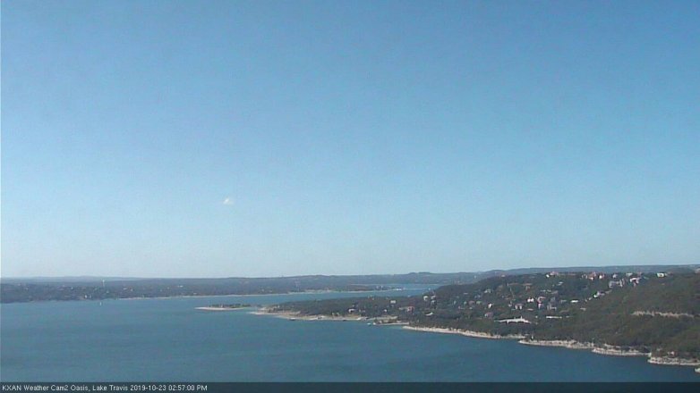 Lake Travis webcam, October 23, 2019 2:00 PM CT