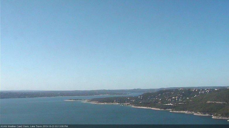 Lake Travis webcam, October 23, 2019 2:15 PM CT