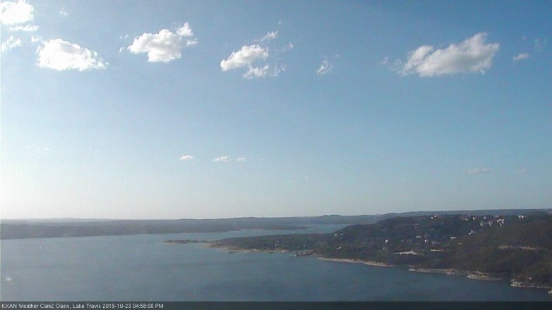 Lake Travis webcam, October 23, 2019 4:00 PM CT