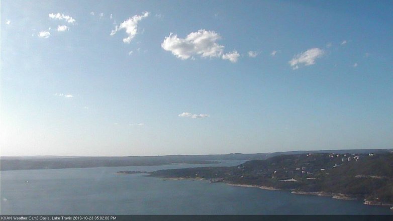 Lake Travis webcam, October 23, 2019 4:05 PM CT