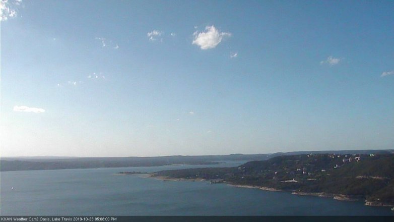 Lake Travis webcam, October 23, 2019 4:10 PM CT