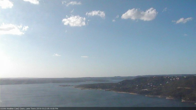 Lake Travis webcam, October 23, 2019 4:20 PM CT