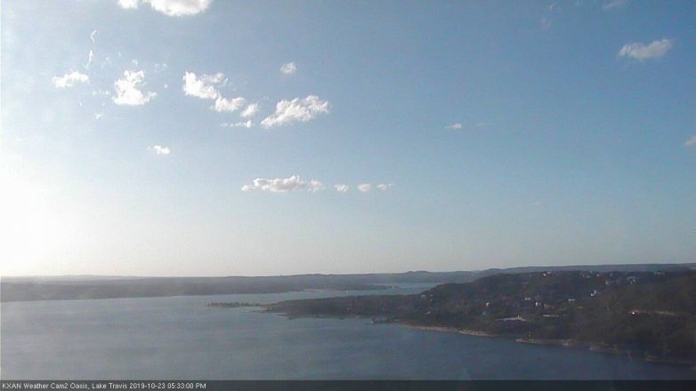 Lake Travis webcam, October 23, 2019 4:35 PM CT