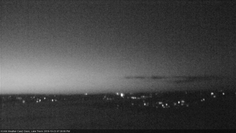 Lake Travis webcam, October 23, 2019 6:40 PM CT