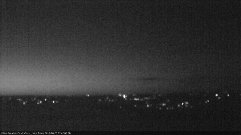 Lake Travis webcam, October 23, 2019 6:45 PM CT