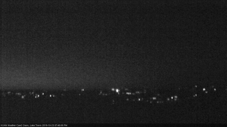 Lake Travis webcam, October 23, 2019 6:50 PM CT