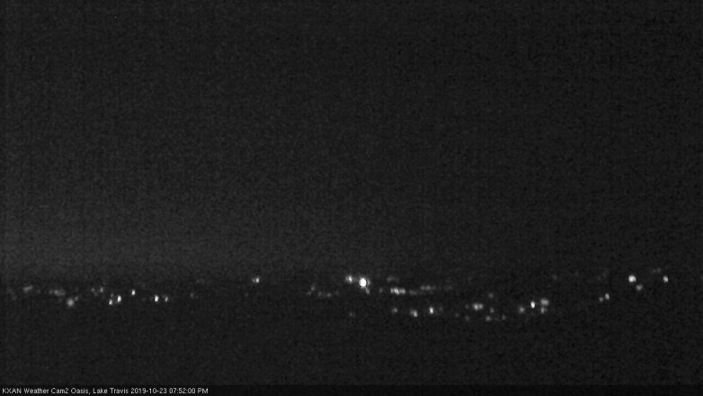 Lake Travis webcam, October 23, 2019 6:55 PM CT