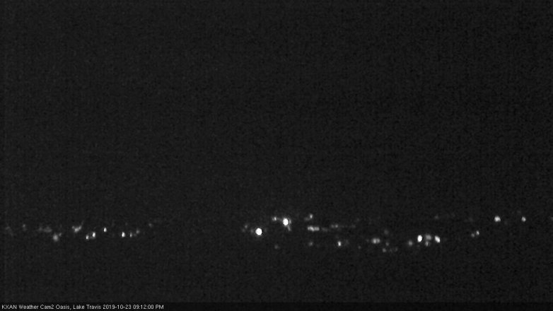 Lake Travis webcam, October 23, 2019 8:15 PM CT