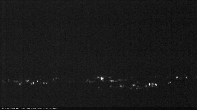 Lake Travis webcam, October 23, 2019 8:25 PM CT