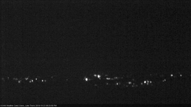 Lake Travis webcam, October 23, 2019 8:35 PM CT