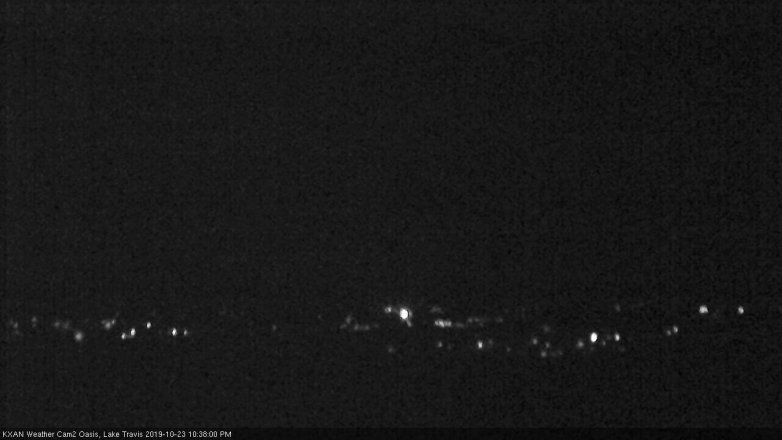 Lake Travis webcam, October 23, 2019 9:40 PM CT