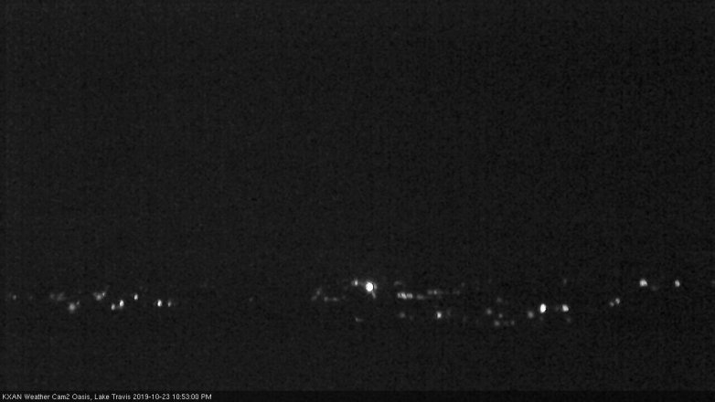 Lake Travis webcam, October 23, 2019 9:55 PM CT