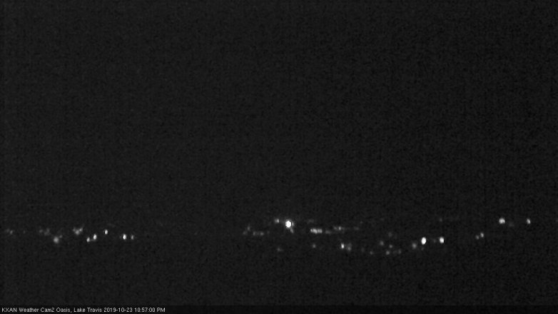 Lake Travis webcam, October 23, 2019 10:00 PM CT