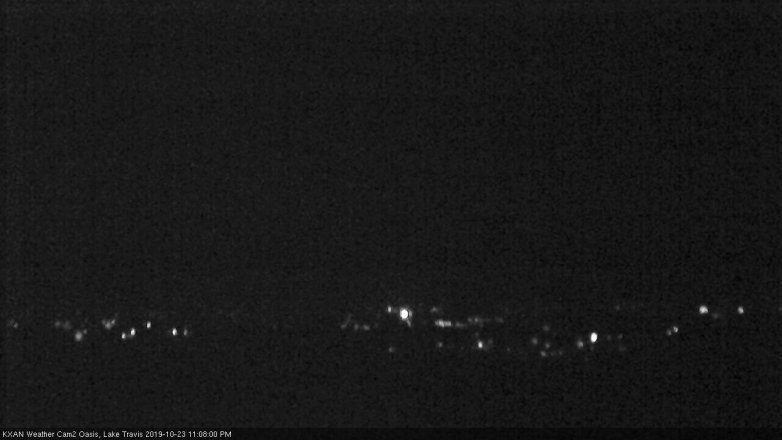 Lake Travis webcam, October 23, 2019 10:10 PM CT
