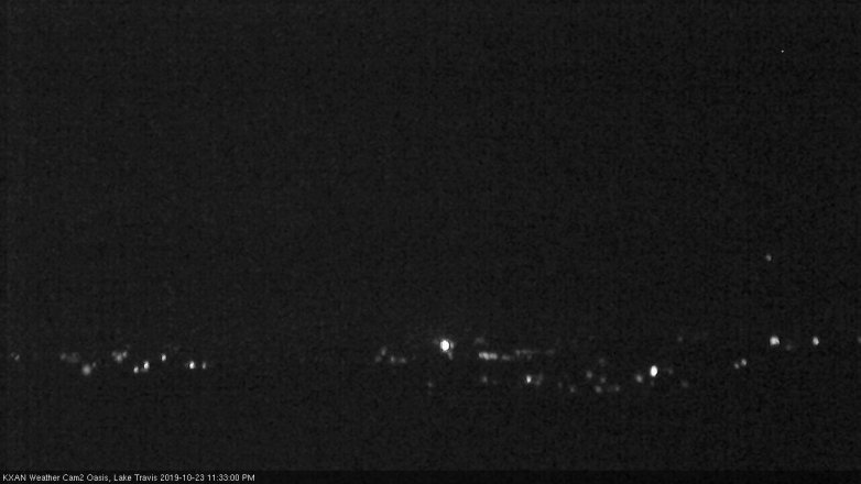 Lake Travis webcam, October 23, 2019 10:35 PM CT