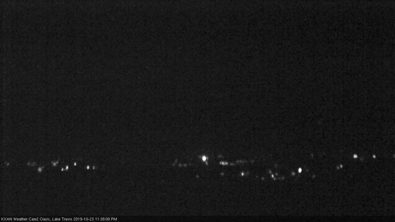 Lake Travis webcam, October 23, 2019 10:40 PM CT