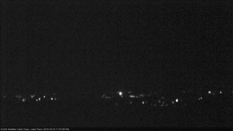 Lake Travis webcam, October 23, 2019 11:00 PM CT