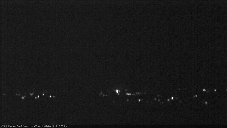 Lake Travis webcam, October 23, 2019 11:20 PM CT