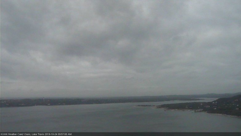 Lake Travis webcam, October 24, 2019 9:00 AM CT