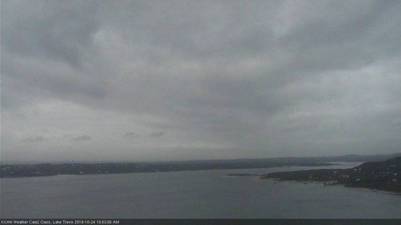 Lake Travis webcam, October 24, 2019 9:05 AM CT