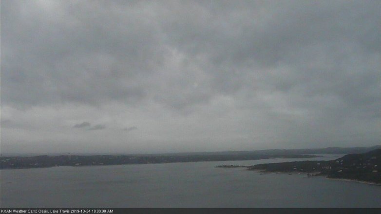 Lake Travis webcam, October 24, 2019 9:10 AM CT