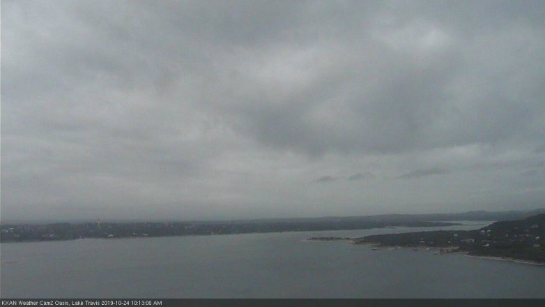 Lake Travis webcam, October 24, 2019 9:15 AM CT