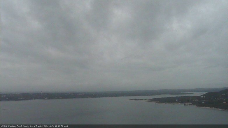 Lake Travis webcam, October 24, 2019 9:20 AM CT