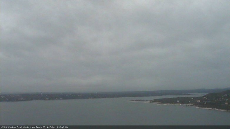 Lake Travis webcam, October 24, 2019 9:40 AM CT