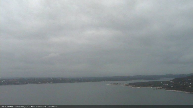 Lake Travis webcam, October 24, 2019 9:45 AM CT